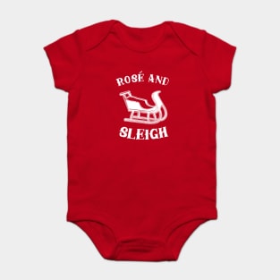 Rose And Sleigh Baby Bodysuit